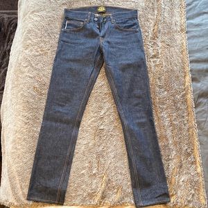 Brave Star - relaxed fit straight leg Raw Selvedge Denim Cone Denim 33x32 NWOT